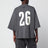 T-shirt Merch en coton gris fer