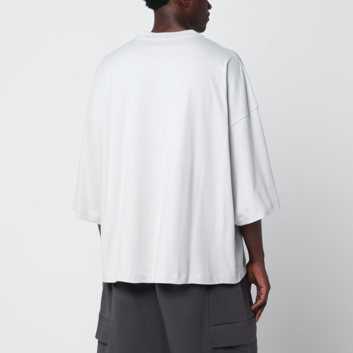 Grey Merch T-shirt in cotton jersey