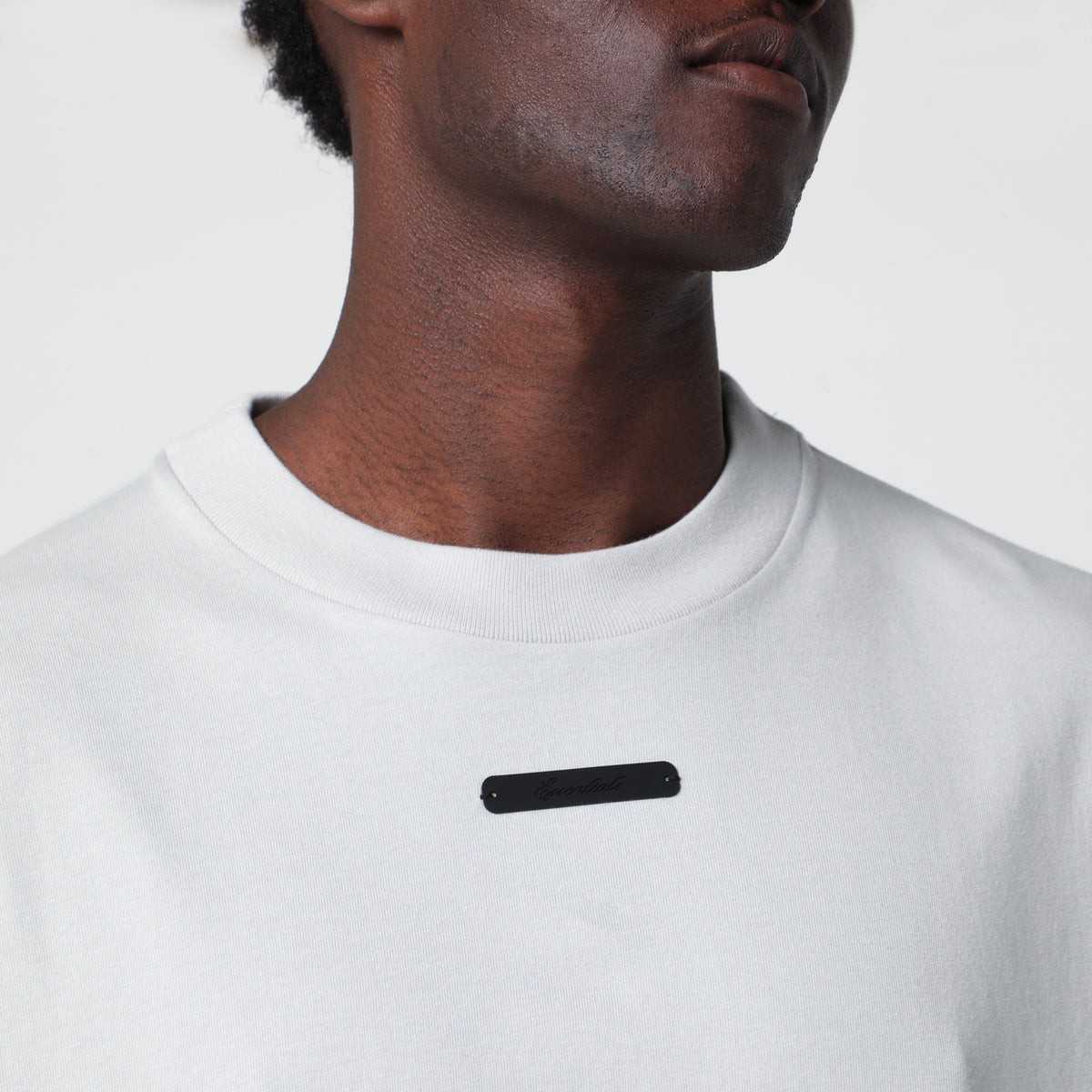 Grey Merch T-shirt in cotton jersey