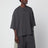 T-shirt Merch grigio ferro in cotone