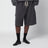 Iron Grey Cargo-Bermudashorts aus Baumwollfleece