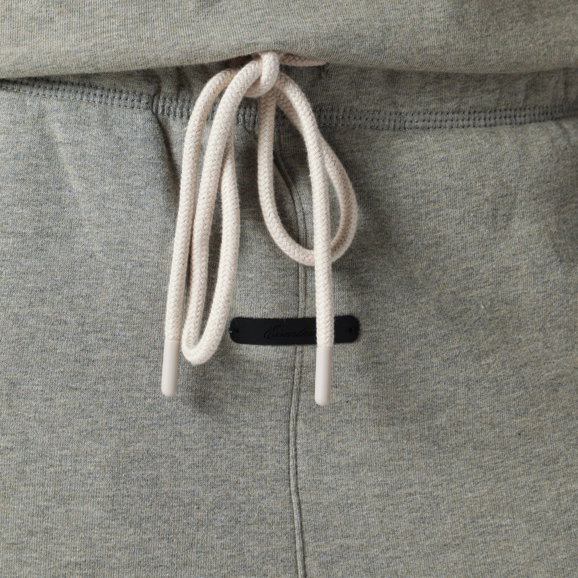 Graue Flare Jogginghose aus Baumwolle