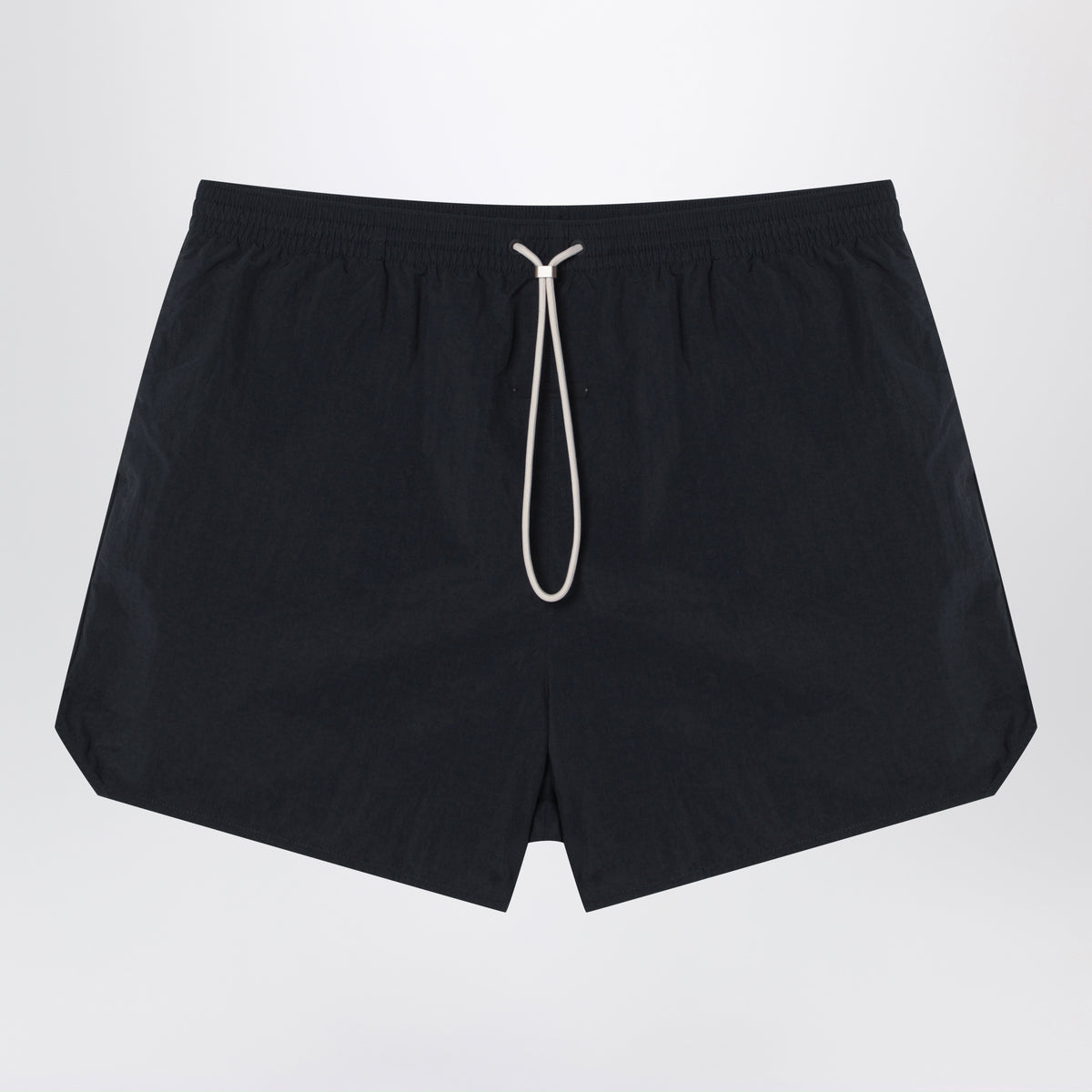 Schwarze Badeshorts aus Nylon