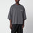 T-shirt Merch grigia in cotone