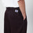 Burgundy cotton-blend trousers
