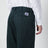 Green cotton-blend trousers