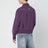 Purple shirt with yellow embroidery