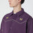 Purple shirt with yellow embroidery
