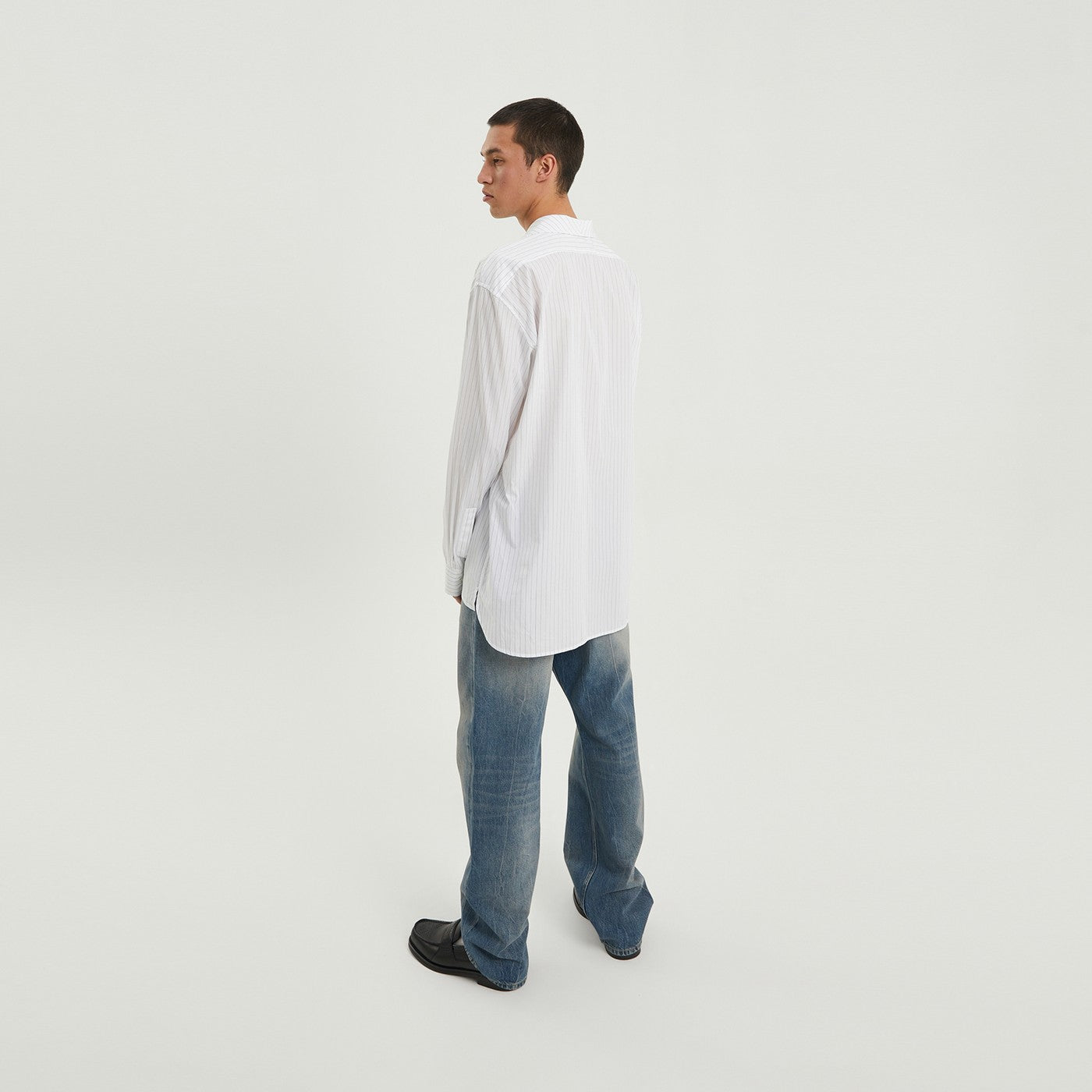 White striped l/s shirt