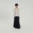 Light cream gabardine zip up vest