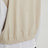 Light cream gabardine zip up vest
