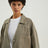 Light brown denim overshirt