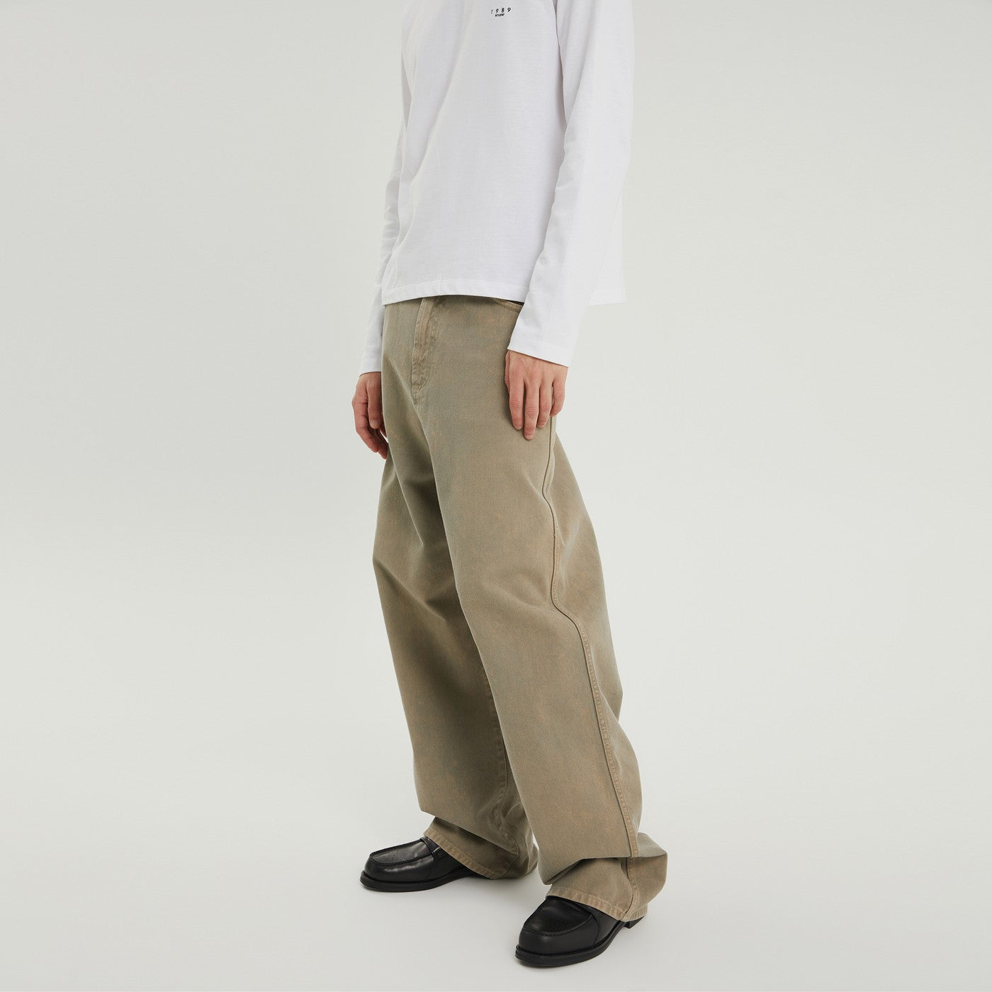Pantaloni Chicago in denim marrone chiaro