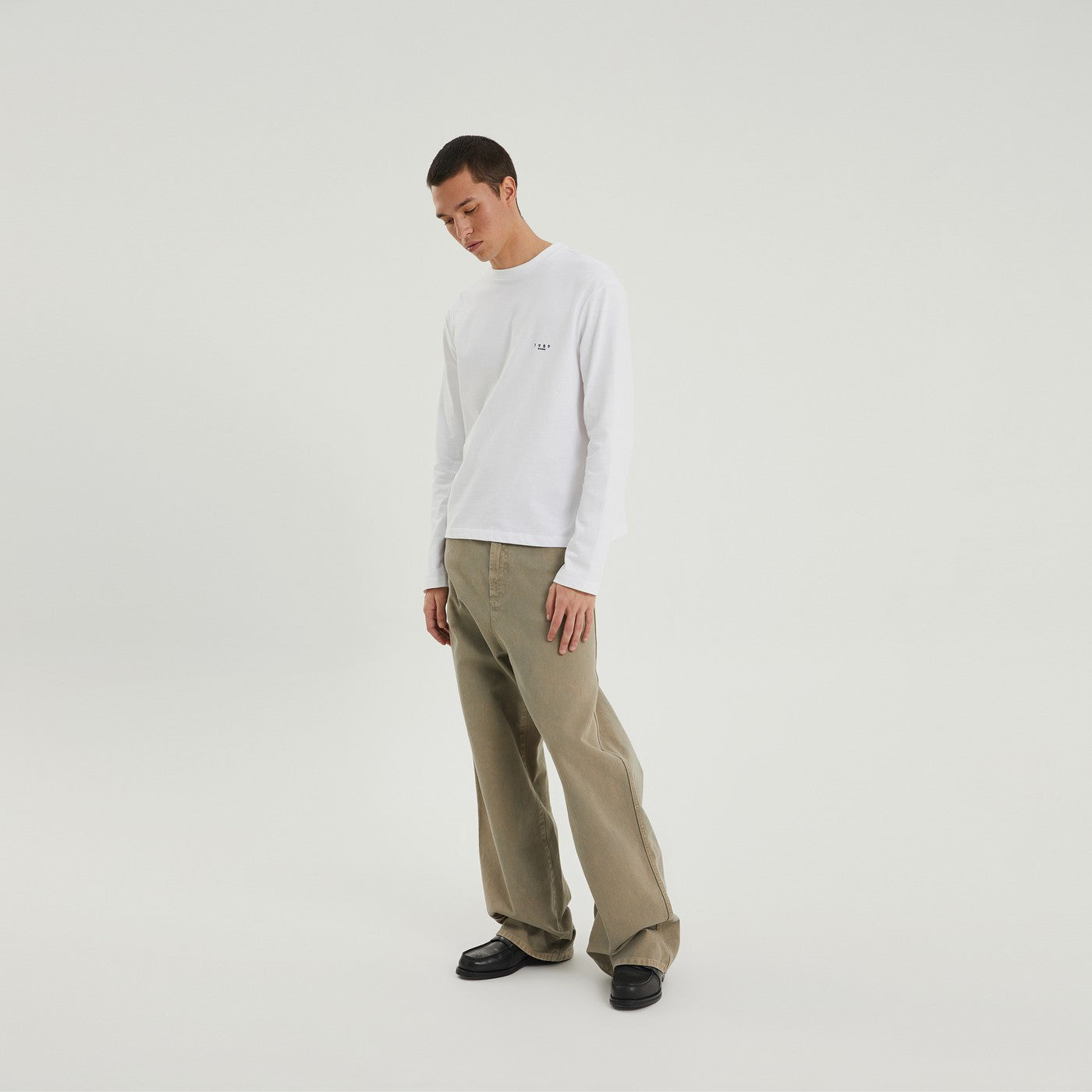 Pantaloni Chicago in denim marrone chiaro