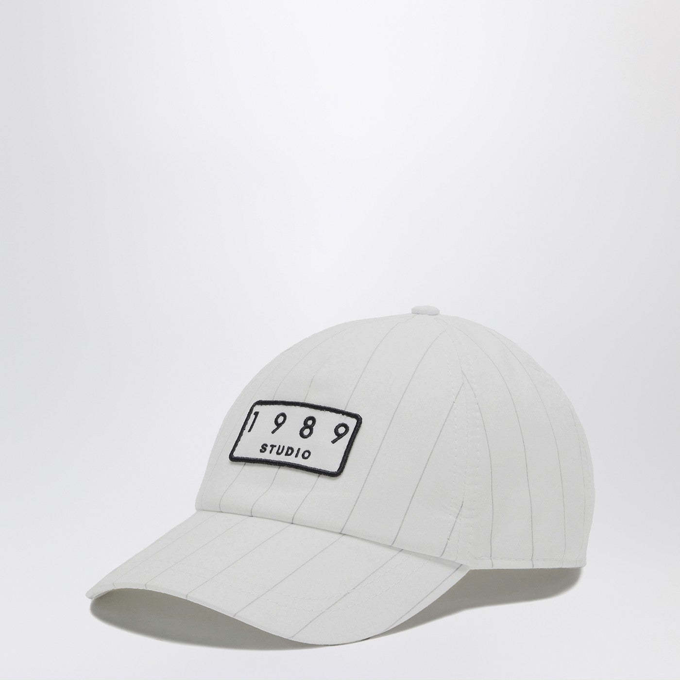 White striped 1989 Studio baseball cap