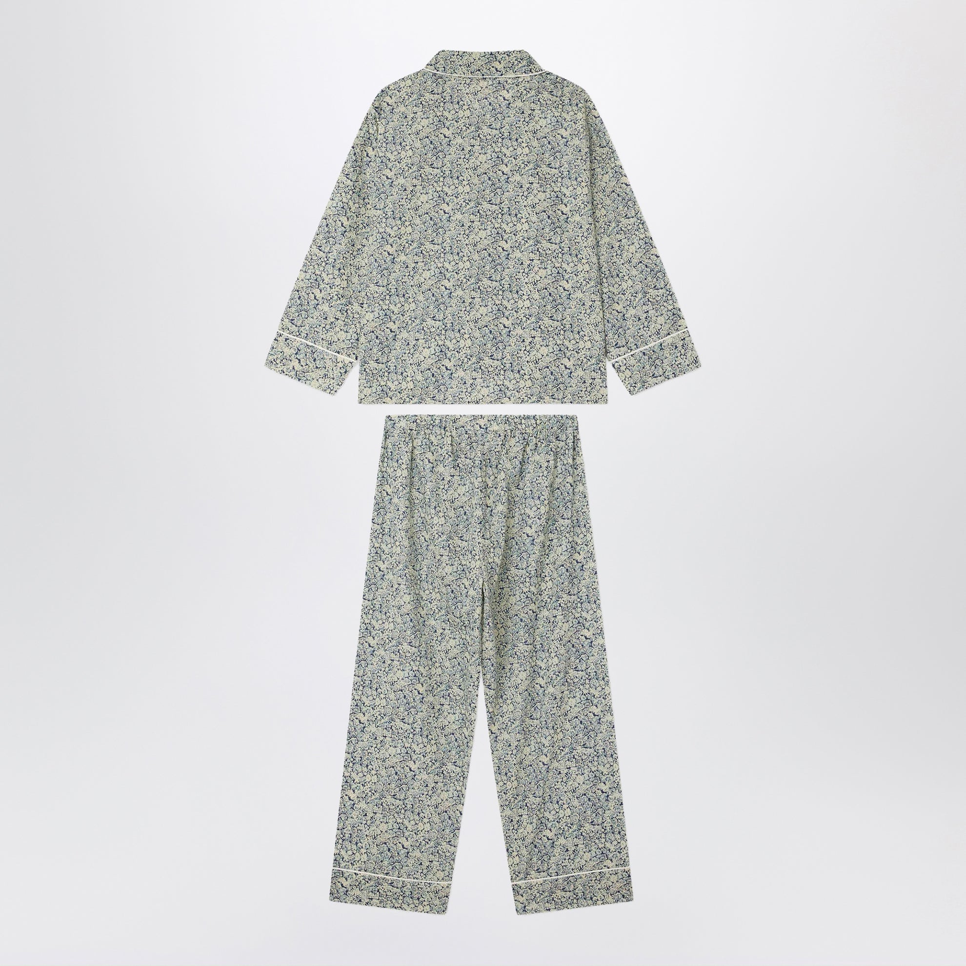 Pigiama Dormeur azzurro in tessuto Liberty 