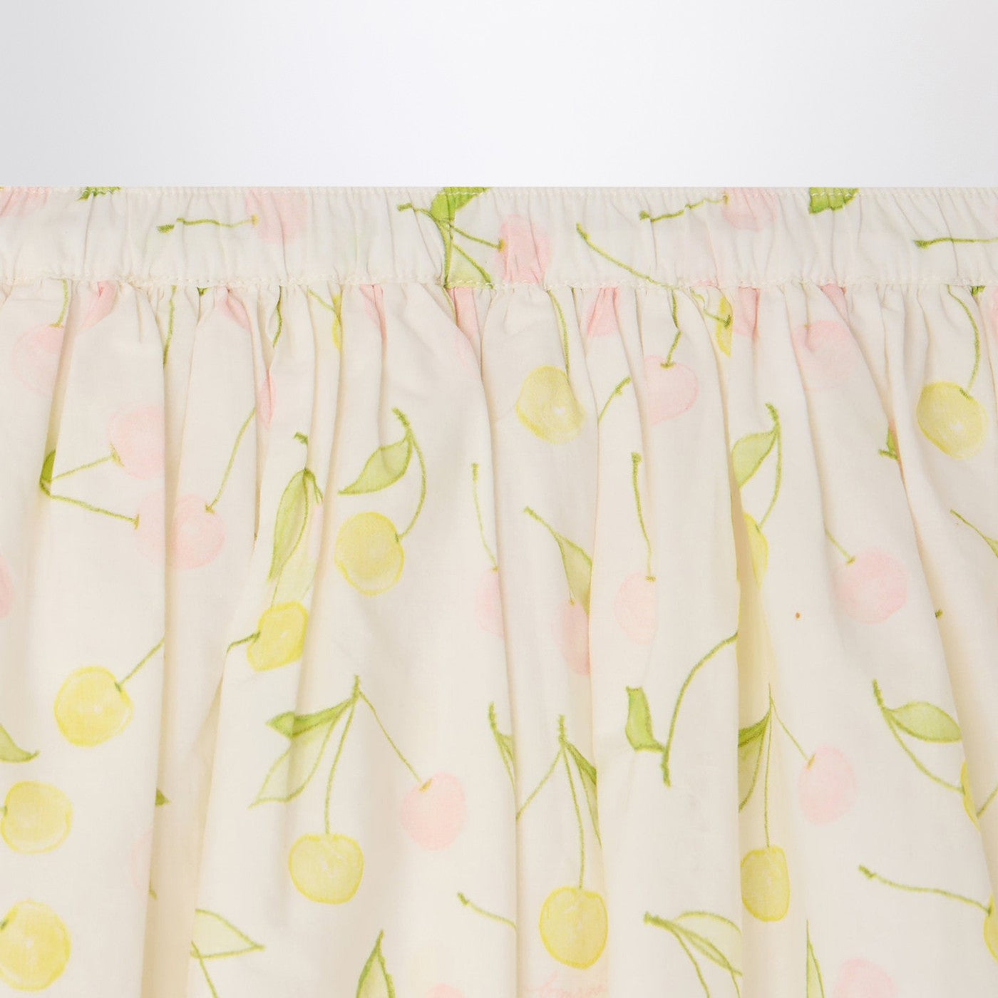 Jupe Suzon en coton avec imprimé rose