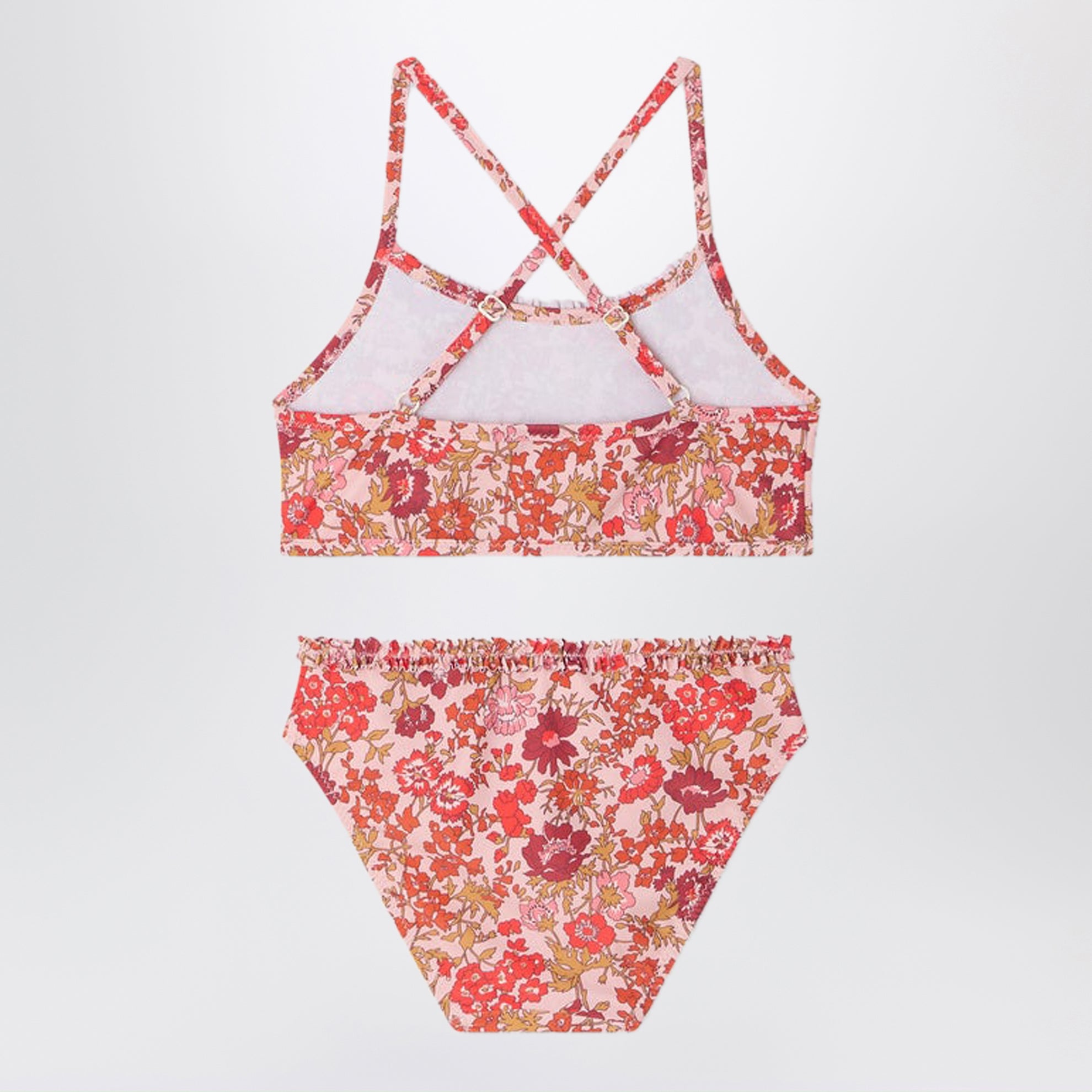 Costume da bagno Lais rosa in tessuto Liberty