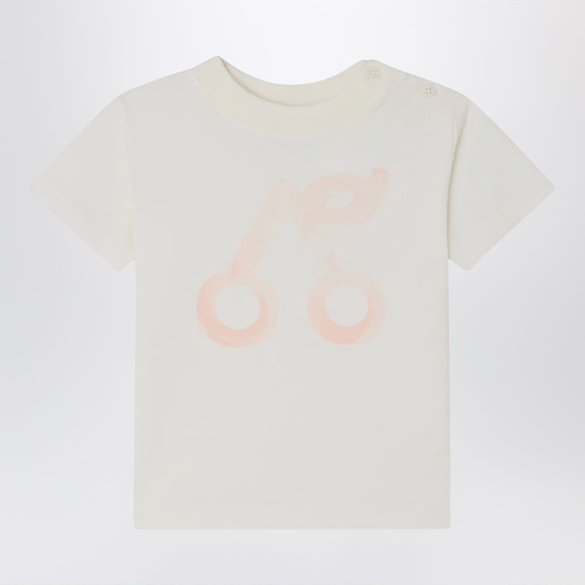 T-shirt Cai blanc avec imprimé cerises