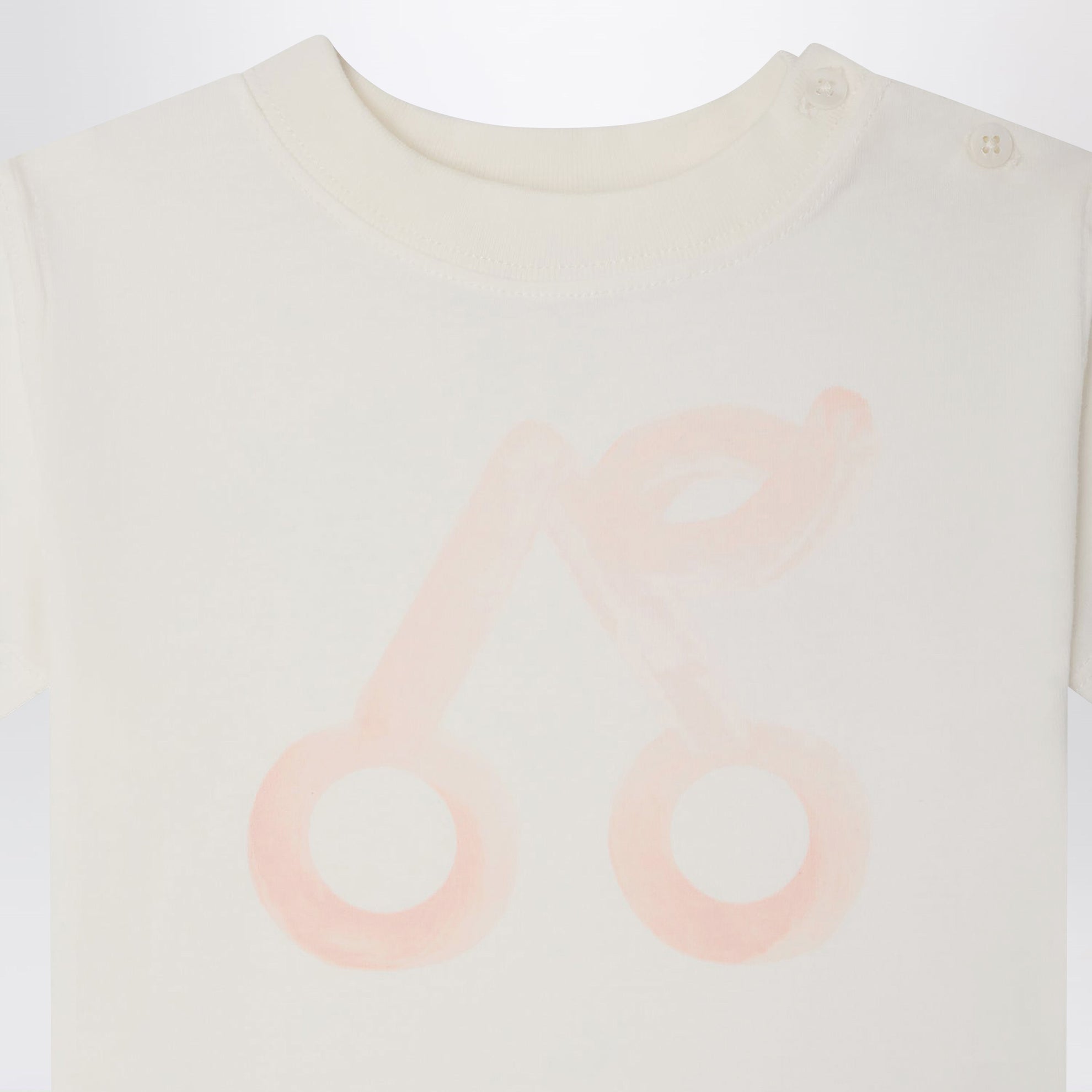 T-shirt Cai blanc avec imprimé cerises