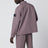Lila/graue Hemdjacke aus Baumwolle