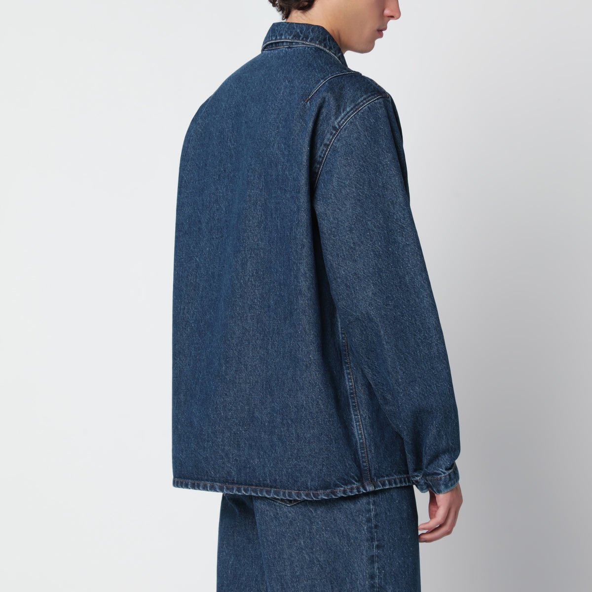 Blaue Light Bull Denim-TC Overshirt
