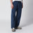 Pantalone fatigue loose fit in nylon blu