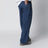 Pantalone fatigue loose fit in nylon blu