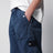 Pantalone fatigue loose fit in nylon blu