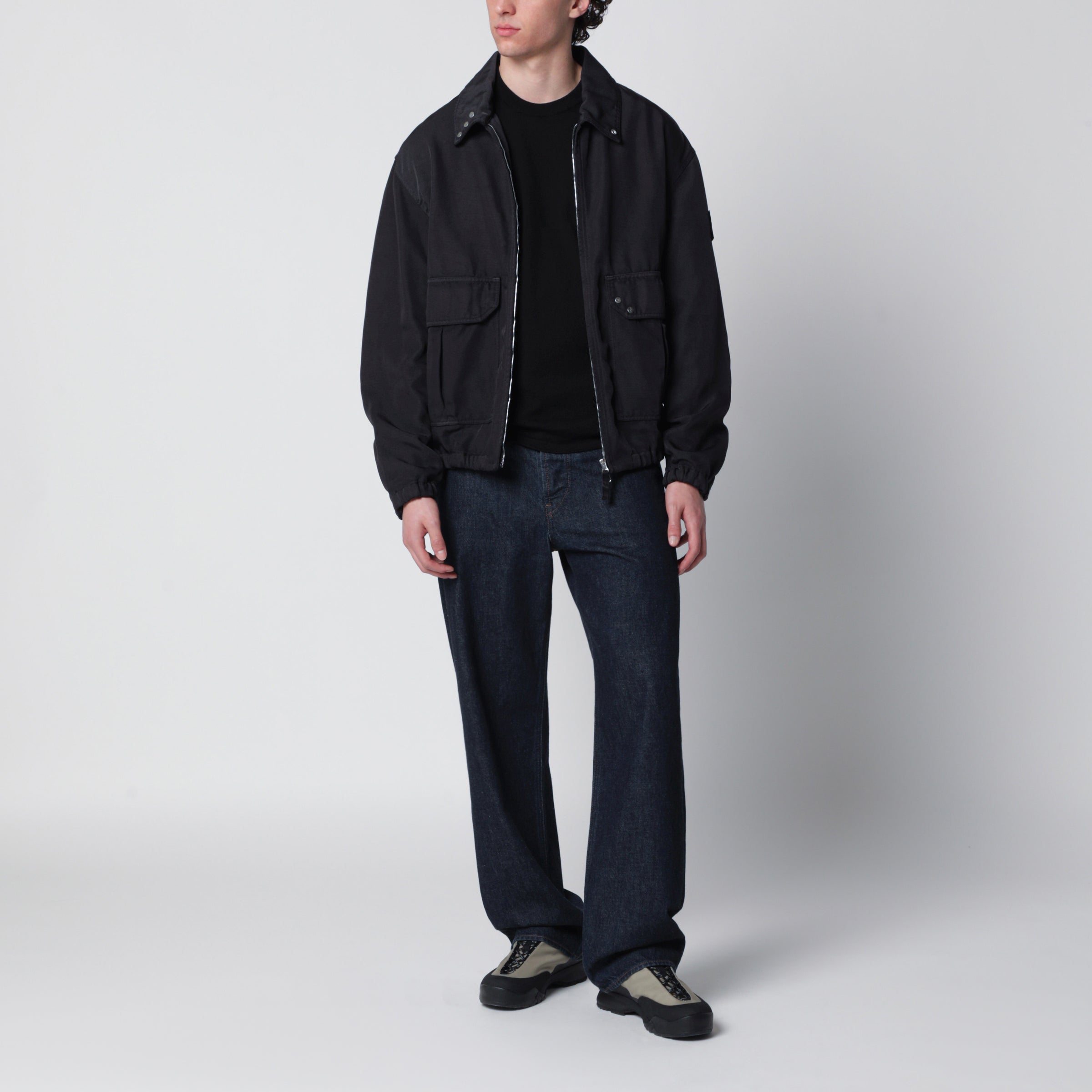 Stone Island Coach jacket with water-repellent finish in Oxford