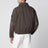Coach jacket antigoccia in denim di cotone marrone