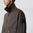 Coach jacket antigoccia in denim di cotone marrone