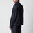 Coach-Jacke mit Taschen aus rohem Indigo-Denim in Blau