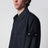 Coach-Jacke mit Taschen aus rohem Indigo-Denim in Blau