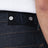 Jean regular straight en denim indigo brut