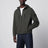Giacca con zip grigia antracite in cotone