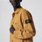 Ochre yellow cotton ripstop shirt jacket