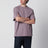 T-shirt grigia viola con stampa Garment Dyed Graphics
