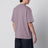 T-shirt gris-violet avec imprimé Garment Dyed Graphics