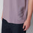 T-shirt gris-violet avec imprimé Garment Dyed Graphics