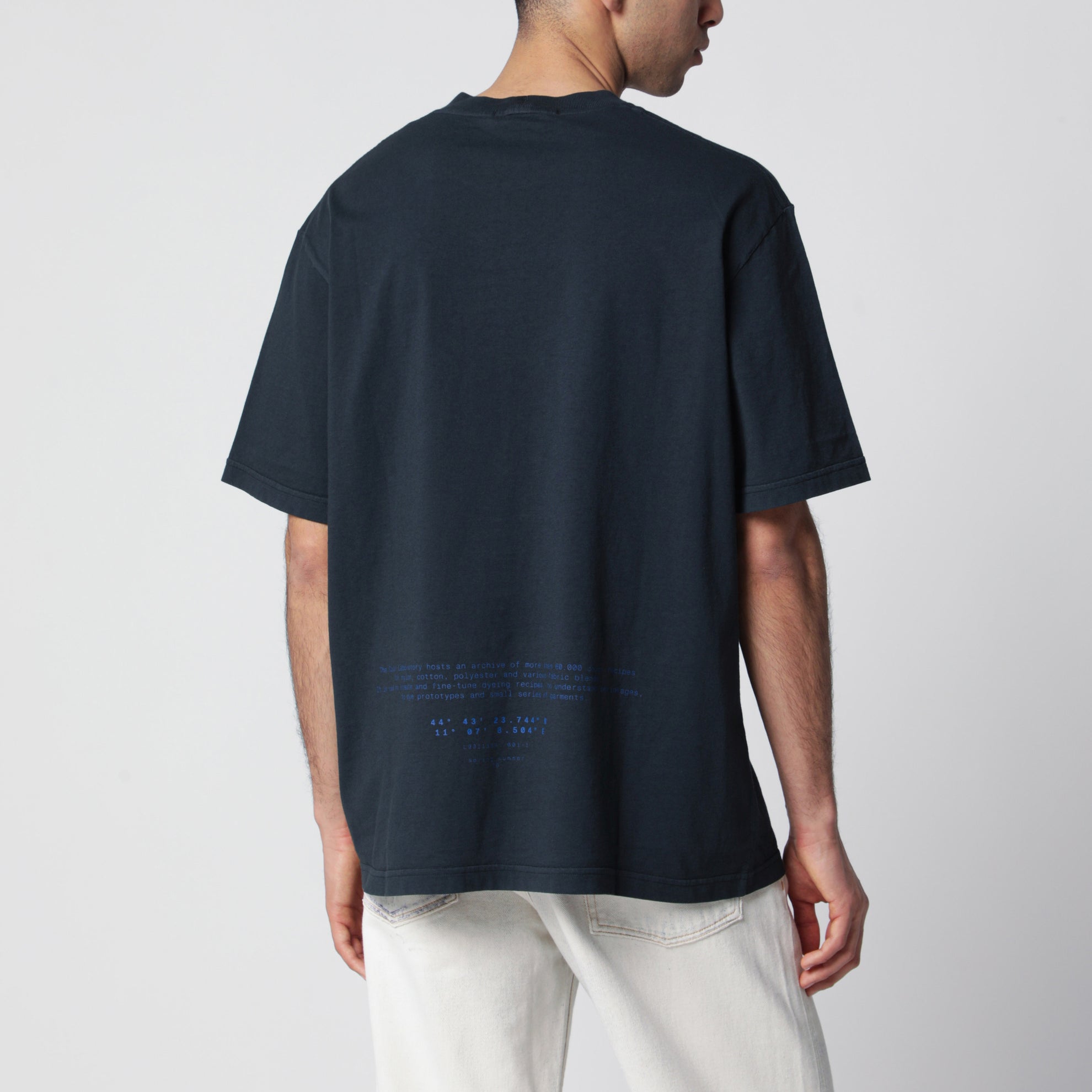 All Around Compass jersey T-shirt in navy blue