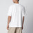 T-shirt regular con stampa in cotone biologico bianca