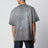 T-shirt nera in jersey di cotone pettinato