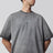 T-shirt nera in jersey di cotone pettinato