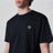 Navy blue cotton T-shirt with slim fit