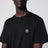 Black slim-fit cotton T-shirt