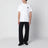 T-shirt blanc en coton coupe slim