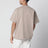 T-shirt color deserto con patch logo Compass