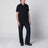 Navy blue polo with Compass logo patch