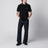Schwarzes Polo mit Compass-Logo-Patch